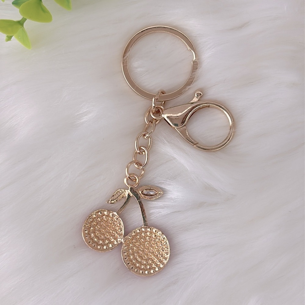 Cherry‎ Rhinestone Bag Charm/ Keychain Accessory - Picture 4 of 5